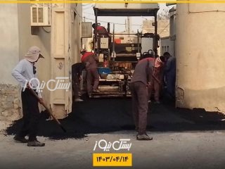 آسفالت ۸ هزار مترمربع از معابر و کوچه های شهر جناح