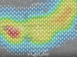 صدور هشدار نارنجی هواشناسی برای ساعات بعدازظهر و شب در شهرستان بستک / آماده باش کامل نیروهای خدمات رسان