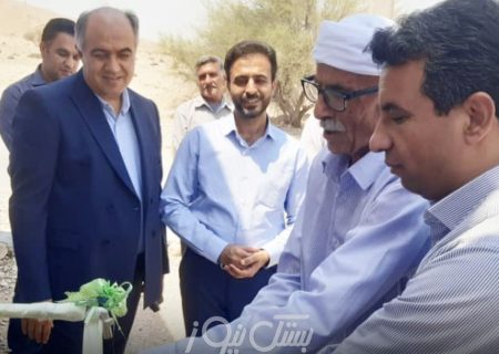 افتتاح آبرسانی به روستای «اشکفت سیاه» بستک