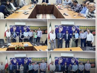 تجلیل از دانش آموزان برتر مسابقات فرهنگی هنری استان در جلسه شورای آموزش و پرورش شهرستان بستک