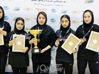 تیم بدمینتون دختران هرمزگان مقام سوم مسابقات کشوری کارگری را کسب کرد