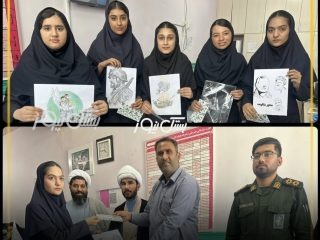 از برگزیدگان مسابقه طراحی با موضوع مقاومت تجلیل شد