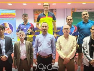 ورزشکاران بستکی مقام سوم مسابقات تنیس روی میز پیشکسوتان جنوب کشور را کسب کردند