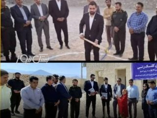 کلنگ زنی دو مدرسه در دو روستای روی‌گچ و حسین‌آبادپشت‌بند از توابع بخش مرکزی شهرستان بستک