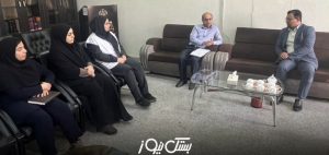 بررسی مناسب‌سازی محیط برای افراد دارای معلولیت در دیدار رئیس اداره بهزیستی شهرستان بستک با رئیس دادگستری شهرستان