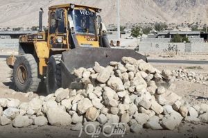 رفع تصرف اراضی ملی در لاور میستان شهرستان بستک