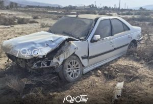 واژگونی خودرو پارس در حوالی شهر کوهیج یک مصدوم به جا گذاشت