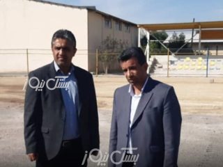 چمن جدید ورزشگاه تختی بستک به زودی افتتاح می‌شود