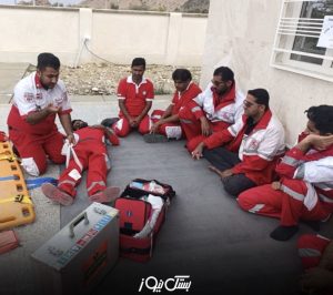 آمادگی امدادگران هلال‌احمر بستک برای طرح نوروزی با برگزاری دوره بازآموزی*