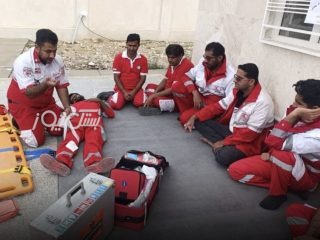 آمادگی امدادگران هلال‌احمر بستک برای طرح نوروزی با برگزاری دوره بازآموزی*