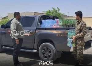 ارسال کمک ‌های غذایی از شهرستان بستک به محل حادثه بندر شهید رجایی