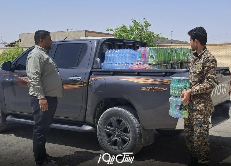 ارسال کمک ‌های غذایی از شهرستان بستک به محل حادثه بندر شهید رجایی