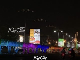 نابسامانی در روشنایی بلوارهای اصلی شهر بستک