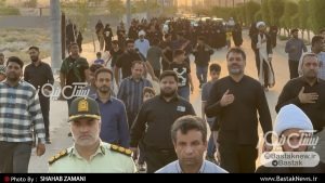 پیاده روی جاماندگان اربعین در بستک