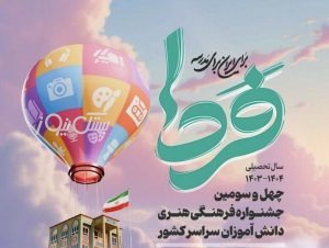 کسب ۳۳ رتبه برتر استانی در مسابقات فرهنگی هنری امید فردا و راهیابی ۸ اثر به جشنواره کشوری