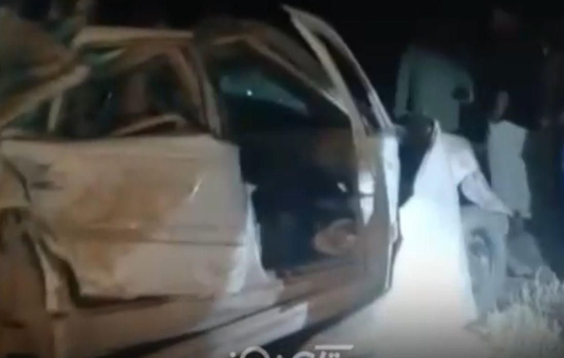 واژگونی پژو پارس در محور بستک لار حوالی گودگز منجر به جان باختن دختر ۱۵ شد