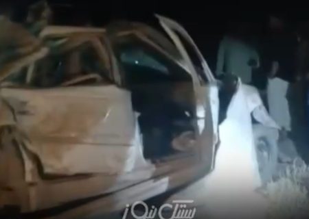 واژگونی پژو پارس در محور بستک لار حوالی گودگز منجر به جان باختن دختر ۱۵ شد