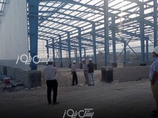 بازدید فرماندار بستک از روند پیشرفت سایت آبشیرینکن بندرچارک
