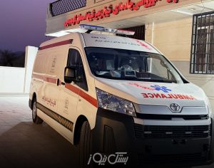 اهدا یک دستگاه آمبولانس به ‌پایگاه اورژانس جاده ای کوهیج توسط خیر کوهیجی
