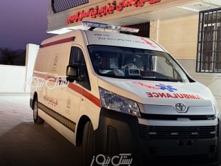 اهدا یک دستگاه آمبولانس به ‌پایگاه اورژانس جاده ای کوهیج توسط خیر کوهیجی