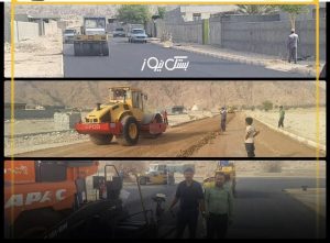 اجرای ۱۴ هزار مترمربع آسفالت در کوچه‌ها و معابر روستای گرهن