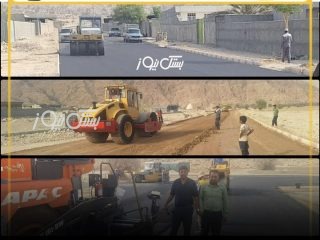 اجرای ۱۴ هزار مترمربع آسفالت در کوچه‌ها و معابر روستای گرهن