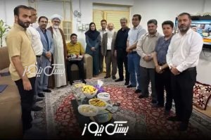 دیدار مسئولین با علی امانی پیشکسوت رسانه