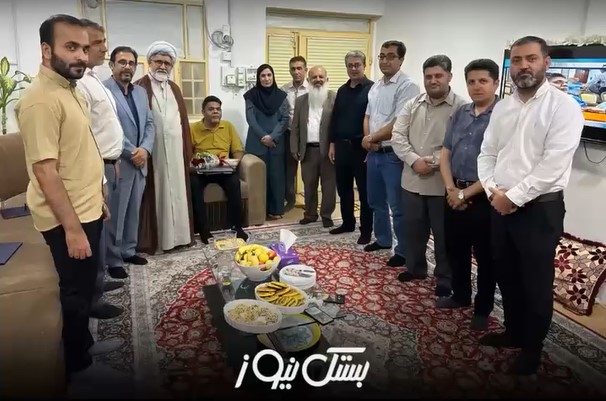 دیدار مسئولین با علی امانی پیشکسوت رسانه