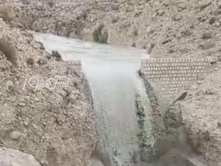 آبگیری کامل سازه آبخیزداری در بستقلات