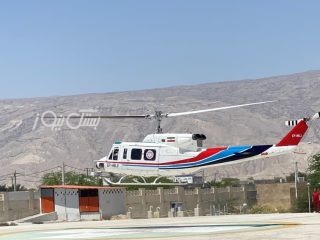 دو ماموریت بالگرد اورژانس هوایی بستک در روزهای گذشته نجات بخش بیماران اورژانسی شد