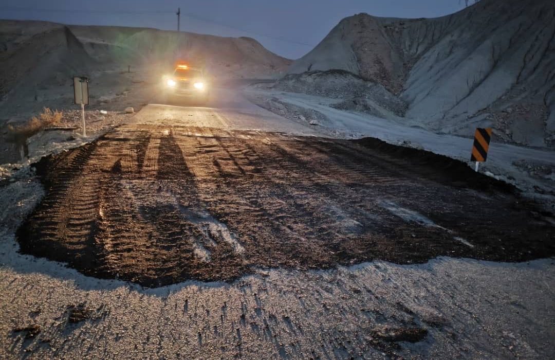 ایمن‌سازی موقت پل تخریبی در مسیر رودبار – کنچی