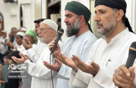 مراسم مولودی خوانی در مسجد جامع روستای کنچی