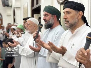 مراسم مولودی خوانی در مسجد جامع روستای کنچی