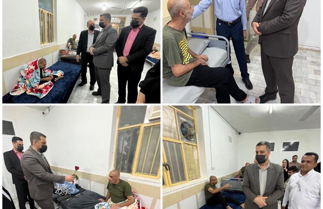 بازدید رئیس حوزه قضایی شهرستان بستک از مرکز توانبخشی خیرالنسا عباسی