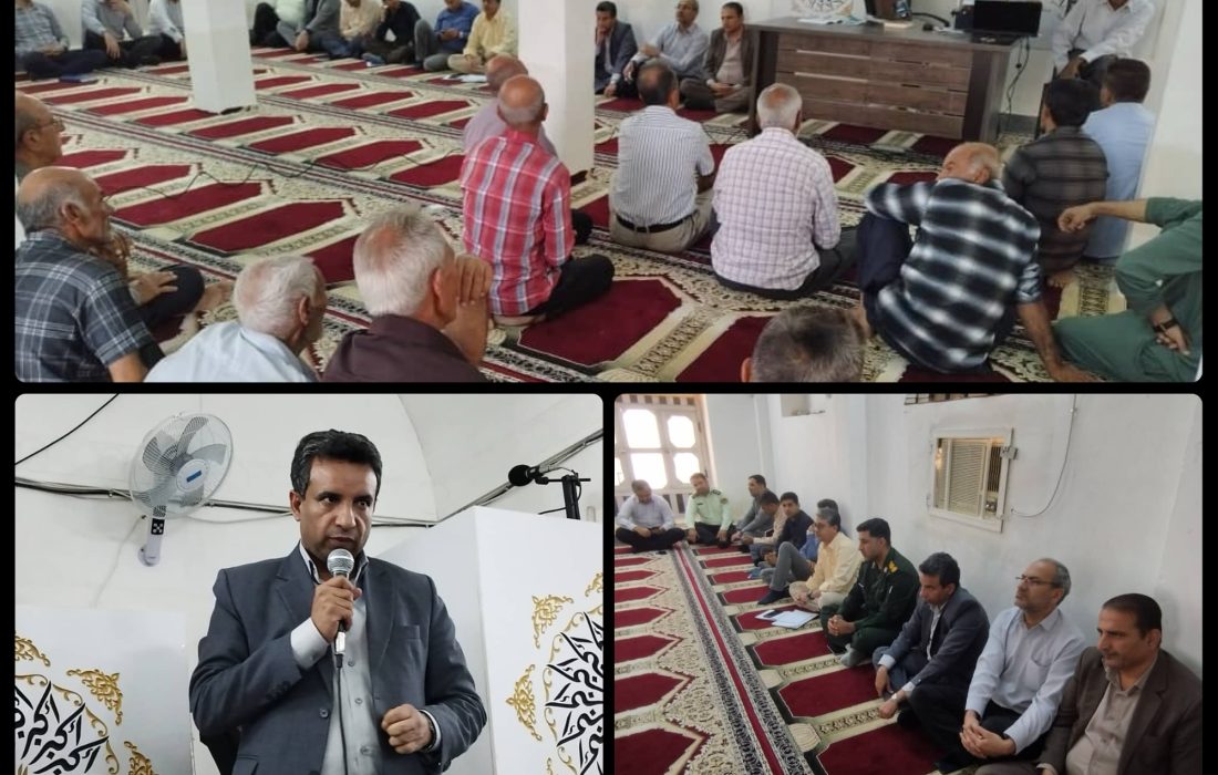 برپایی میز خدمت در روستای گاوبری