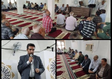 برپایی میز خدمت در روستای گاوبری