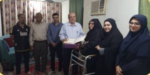 تجلیل از سرکار خانم کنیز شجاعی شاعر توانخواه به مناسبت هفته کتاب و کتابخوانی