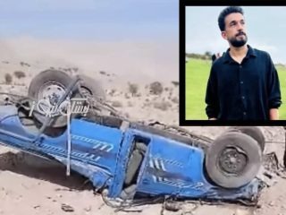 واژگونی وانت نیسان در مسیر لمزان به کم‌رضوان جان یک جوان کوخردی را گرفت