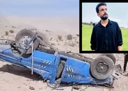 واژگونی وانت نیسان در مسیر لمزان به کم‌رضوان جان یک جوان کوخردی را گرفت