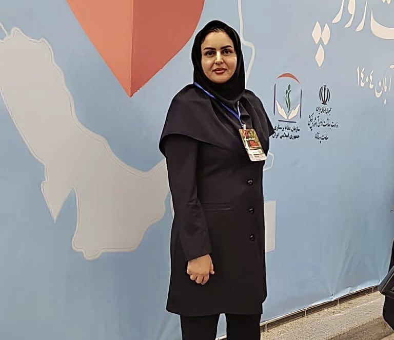 فاطمه زارعی پرستار بیمارستان فارابی بستک پرستار نمونه کشوری شد