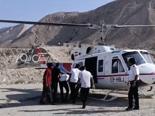 واژگونی موتورسیکلت در محور انجیردان با ۳ مصدوم بدحال / انتقال هوایی مصدومان به مرکز درمانی