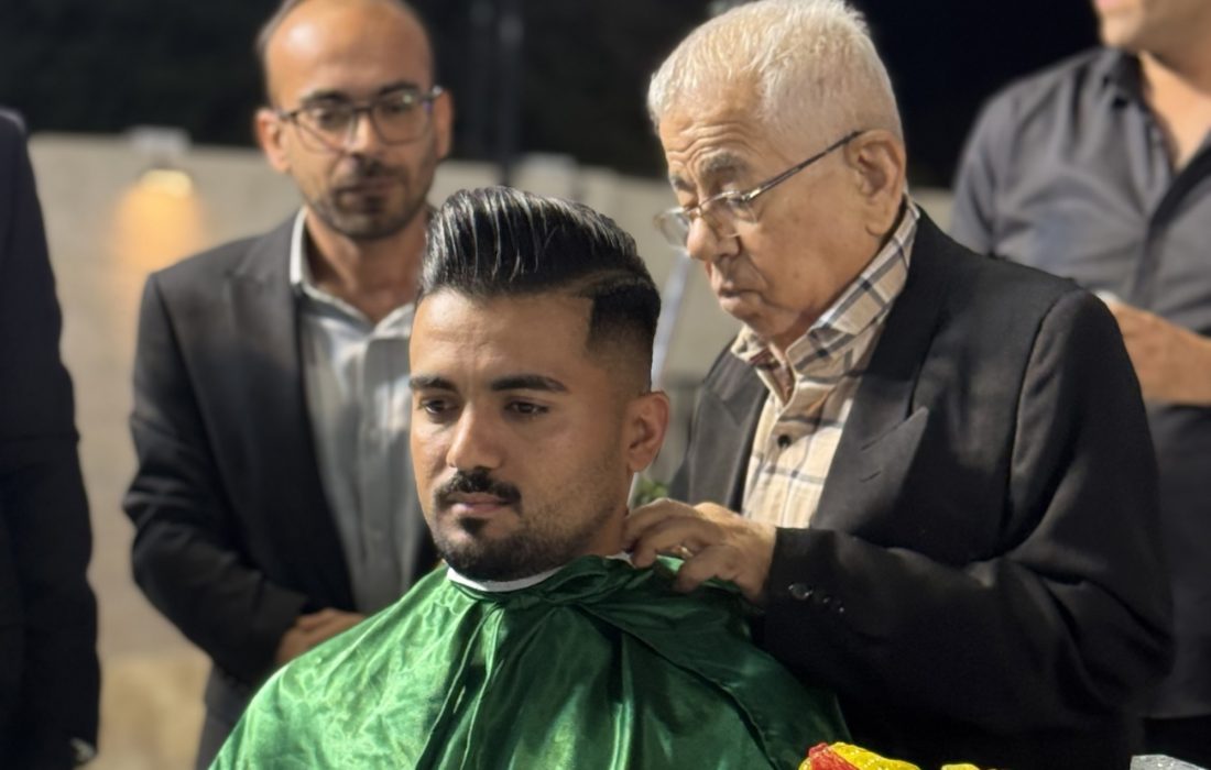 مراسم روز آرایشگر در بستک برگزار شد