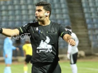 قضاوت فرشاد قاسمی داور بستکی لیگ دسته چهارم فوتبال کشور