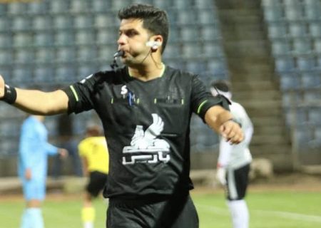 قضاوت فرشاد قاسمی داور بستکی لیگ دسته چهارم فوتبال کشور