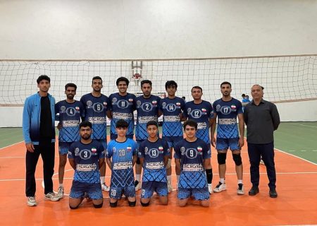 اولین پیروزی تیم جنوب بستک در لیگ برتر والیبال هرمزگان