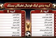 گروه بندی لیگ نخبگان فوتبال آقایان شهرستان بستک فصل ۱۴۰۵