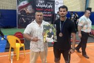 حسین نوروی، ورزشکار بستکی، مقام سوم پاورلیفتینگ و پرس سینه قهرمانی باشگاه‌های استان هرمزگان را کسب کرد
