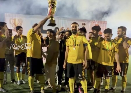 نامی گریند قهرمان لیگ نخبگان فوتبال بستک شد