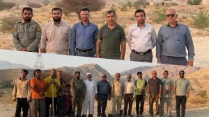 کاشت ۳۰۰ نهال بومی در پیاده‌راه دکتر صالحی‌پور پارک آبخیز بستک