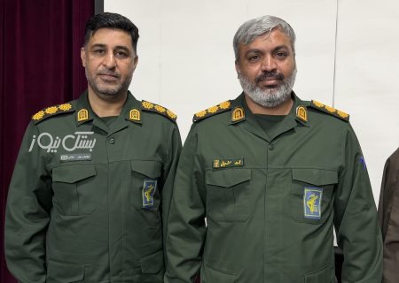 مراسم تکریم و معارفه فرمانده ناحیه مقاومت بسیج سپاه بستک